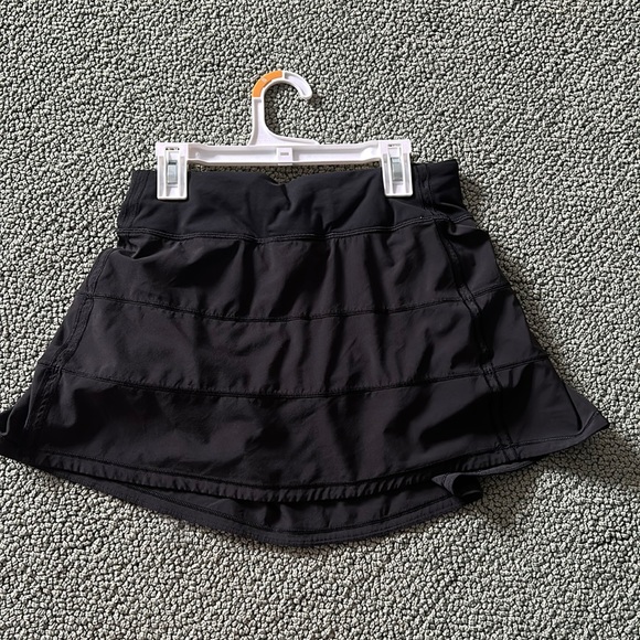 lululemon athletica Skirts Size 4 Tall Black Lulu Lemon Pace Rival